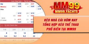 Kèo Nhà Cái Hôm Nay – Tổng Hợp Kèo Thể Thao Phổ Biến Tại MM99
