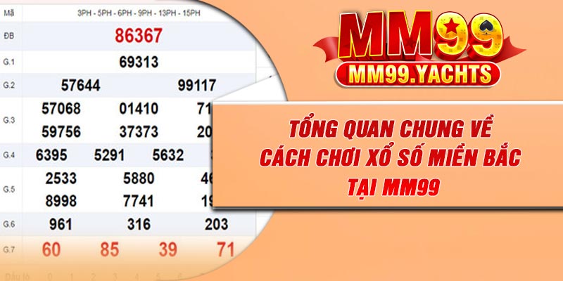 Tổng quan chung về cách chơi xổ số miền Bắc tại MM99